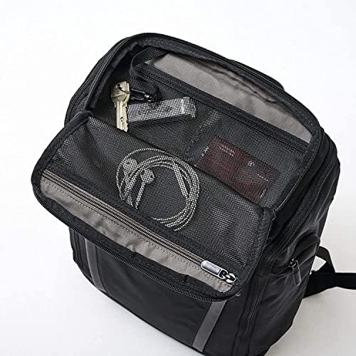 Раница за лаптоп Victorinox Altmont Professional с панти капак - Чанта за лаптоп за съхранение на вещи от първа необходимост - Черен