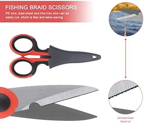 Набор от инструменти за риболов YLINSHA, Филейный Нож за Риболов, 8 опаковки, включително на Риболовния Нож, Риболовни Ножици, Риболовни