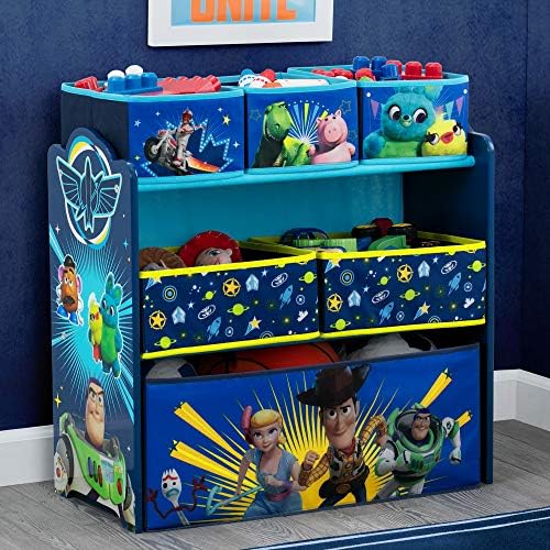 Disney / Pixar играта на играчките 4 Дизайн на 6 Чекмеджета и органайзер за съхранение на играчки от Delta Children
