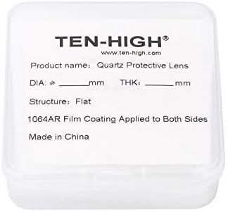 Размер на защитно лещи за лазерни защитни прозорци TEN-HIGH: Диаметър 28 mm, дебелина 4 мм, кварцевая Защитно лещи за оптични лазерни