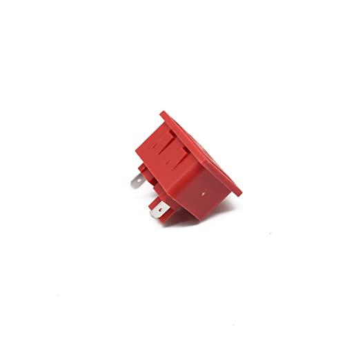 LANZMFG LZ-19-2 C19 Гнездовой конектор IEC, защелкивающийся, тип 5 В опаковка (Размер на лентата: 1.5 мм, червен, 5)
