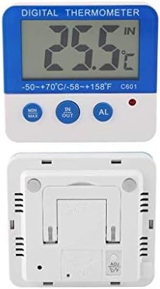 JAHH Стаен Термометър Дигитален Термометър-Влагомер, Термометър за стая с Монитор влажност на въздуха, по-Голям Екран с Измерителем