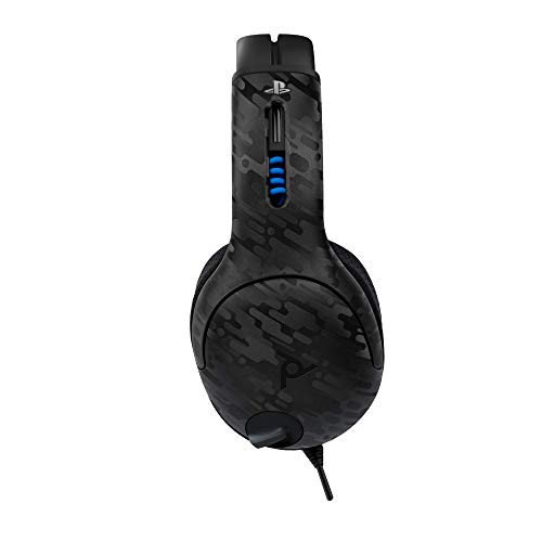 Кабелни слушалки PDP Gaming LVL50 с микрофон с шумопотискане: черен камуфлаж - PS5/PS4