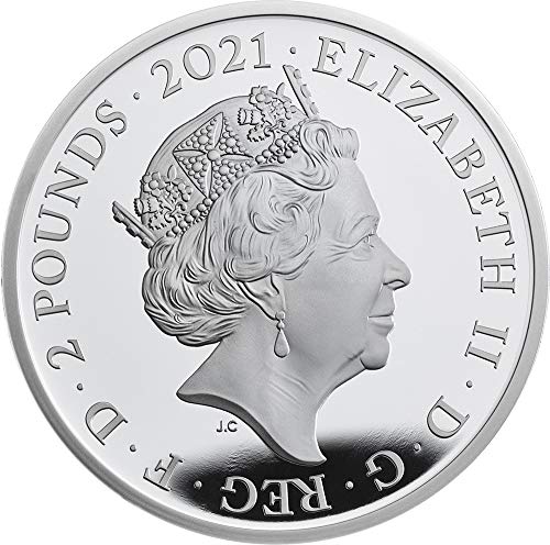 2021 г-Н ДЕ Мюнг Малката Мис ПауэрКоин г-Н Силна И Малката Мис Гигглз на 50-годишнината на Сребърни монети от 1 Унция и 2 кг САЩ