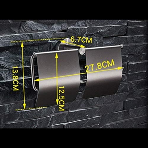 Държач за Тоалетна хартия GKMJKI от неръждаема стомана с Мултифункционален Регулируем и монтиране на стена за Баня и Кухня