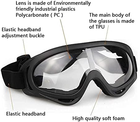 AOUTACC Набор от Защитни съоръжения за Еърсофт оръжия, Окото Маска на половината Лице със Защитата на Ушите и Тактически Очила за