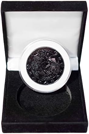 Са подбрани Възпоменателна монета Ethereum 2021 година в Луксозен Бархатном калъф | Криптовалюта Ethereum (Черен)