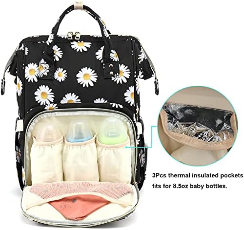 Чанта за Памперси Раница за Малки Момичета, Yusudan Mom Водоустойчив Големи Чанти за Памперси за Жени