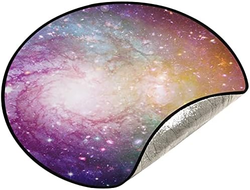 visesunny Магическа Galaxy Космически Подложка за Коледно килимче за Влакчета за Дърво Подложка За Защита на Пода Впитывающий Подложка