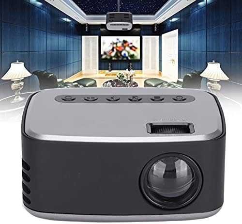 Мини Проектор, видео проектор за домашно кино с led подсветка 1080P HD, Портативен Шрайбпроектор с Дистанционно управление, Поддържа