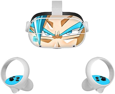 Винилови Стикери-скинове за Слушалки и контролер Oculus Quest 2 VR, Аксесоари За Защитни Стикери за Виртуална реалност (Dragon Ball)